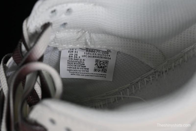 Nike SB Dunk Low Supreme Collaboration - White Brown Two-Tone Anniversary High-End Custom Low-Top Casual Sneakers - BB8657-106