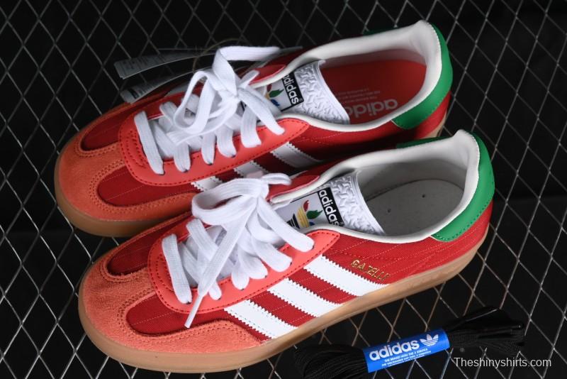 Adidas Originals Gazelle Indoor IF9641 Retro Casual Slip-Resistant Low-Top Sneakers - IF9641