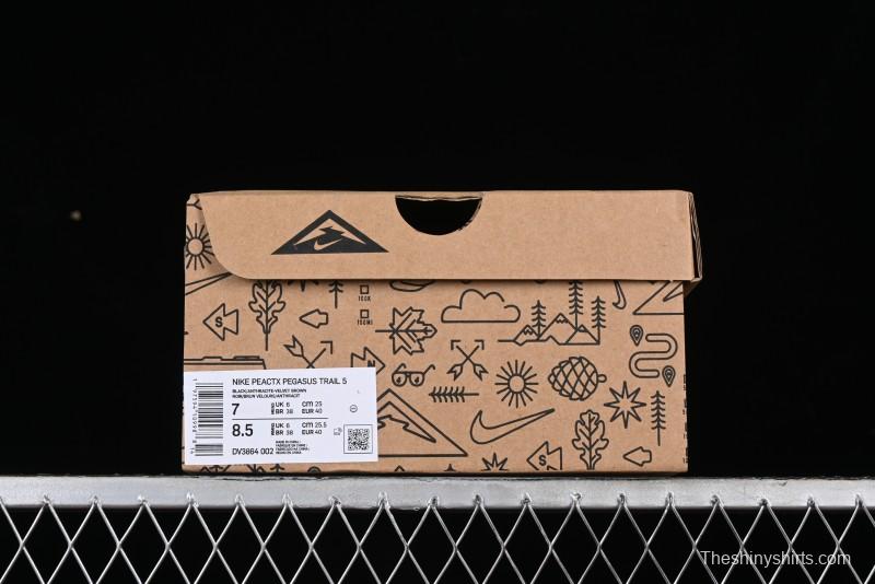 Nike Pegasus Trail 5 Off-Road Series Lightweight Comfortable Durable Low-Top Running Shoes - DV3864-002