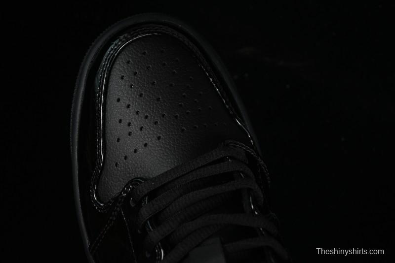 Nike Air Jordan 1 Low "Black Croc" Casual Sneakers - HJ7743-010