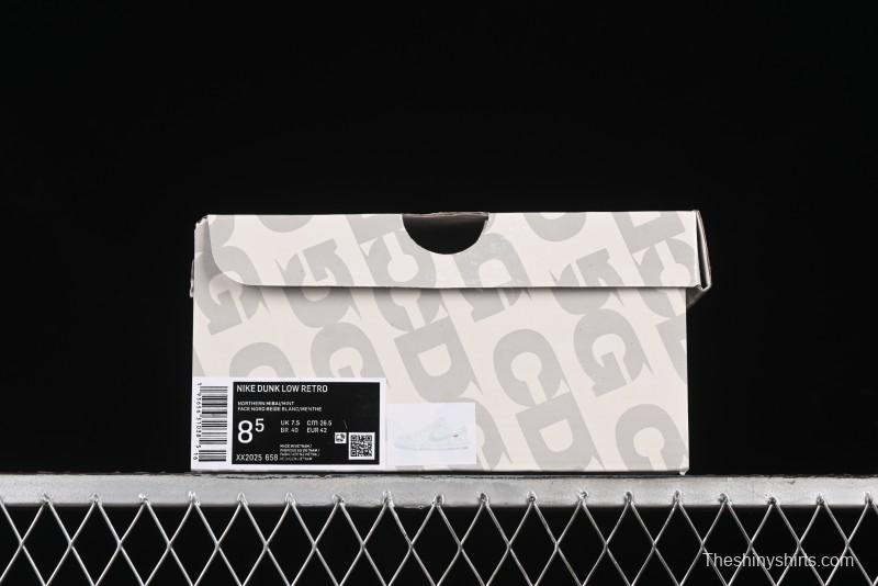 Nike SB Dunk Low The North Face Supreme Collaboration - Bamboo Green Anniversary Custom Low-Top Casual Skate Shoes - XX2025-658