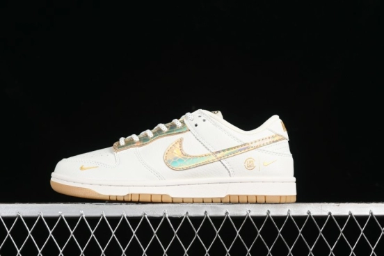Nike SB Dunk Low Edison Chen Collaboration - Anniversary Edition High-End Customized Low-Top Casual Sneakers - JH8310-948