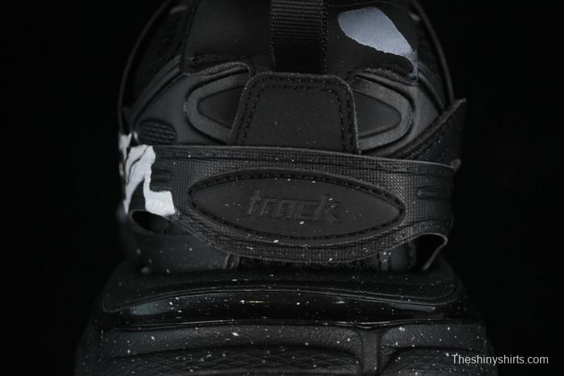 Balenciaga Track Sneaker with Transparent Heel Strap - WTRHW1090