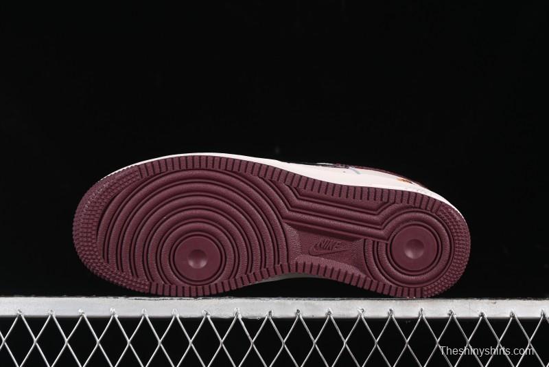 Nike Air Force 1'07 Low "Pumpkin Head" Halloween Themed Casual Sneakers - XL2321-888