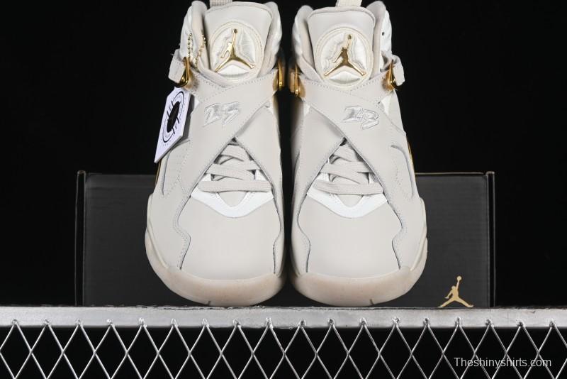 Nike Air Jordan 8 Retro "Champagne" Basketball Shoes Inspired by O'Brien Trophy - 832821-030