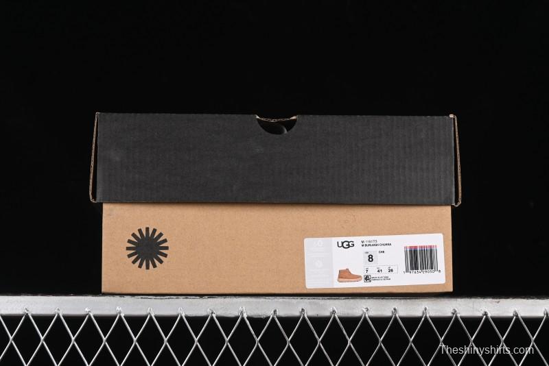 UGG Burleigh Chukka Comfortable Flat Lace-Up Round Toe Fashion Casual Boots - 1151773