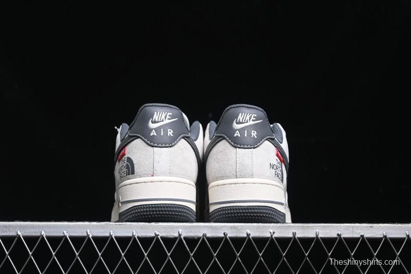 Nike Air Force 1 '07 Low Supreme The North Face Collaboration - Grey Black Red Logo - XZ6188-112