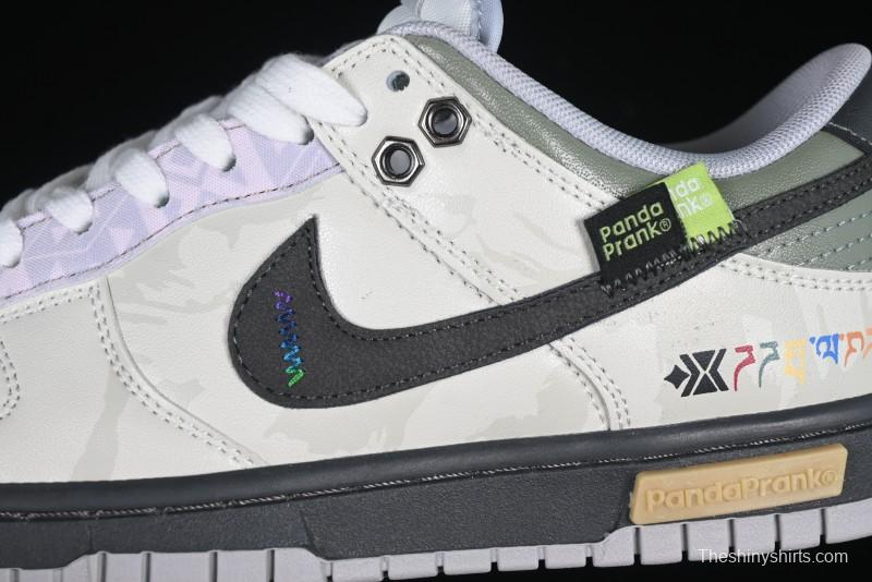 Nike Dunk Retro Low-Top Casual Sneakers with Panda Mischief Mountain Theme - DD1391-103