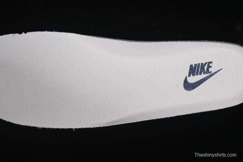 Nike Air Force 1 '07 Low The North Face Collaboration Grey Blue Double Swoosh Casual Sneakers - XS1958-520