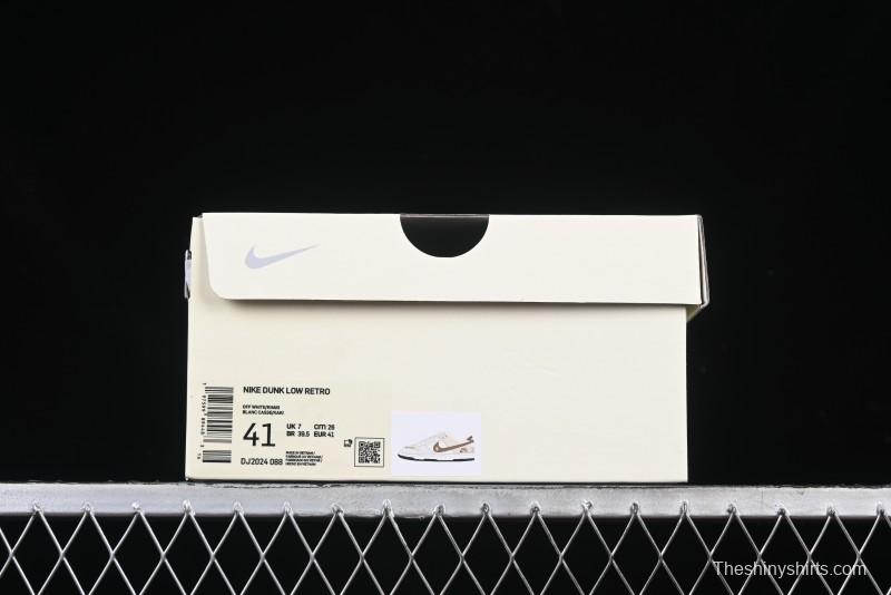 Nike SB Dunk Low Burberry Collaboration Patch Brown Swoosh Anniversary Custom Low-Top Casual Skate Shoes - DJ2024-088