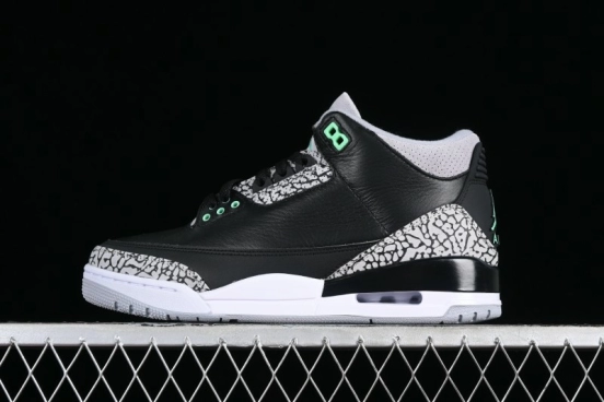 Nike Air Jordan 3 Retro Sneakers Green Glow - CT8532-031