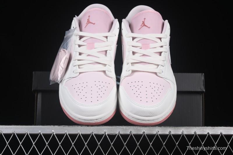Nike Air Jordan 1 Low AJ1 Retro Casual Sneakers in Youthful Pink - IH0823-611