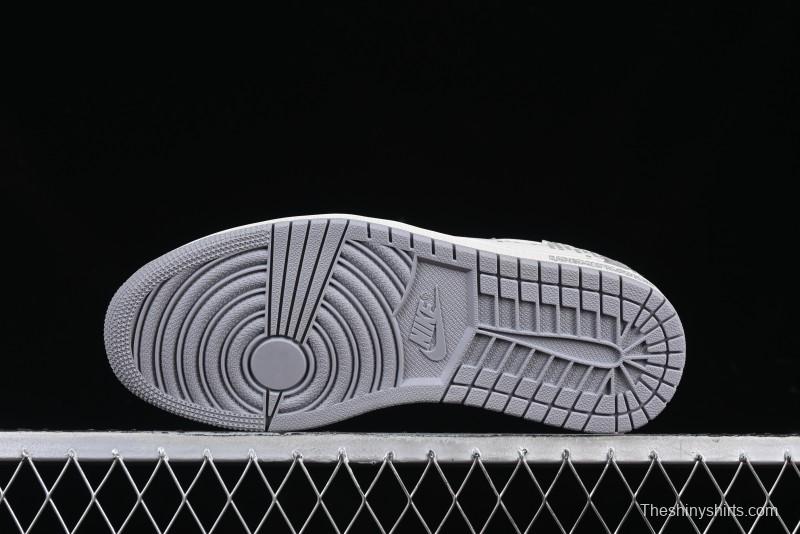 Nike Travis Scott x Fragment Design x Air Jordan 1 Low OG SP AJ1 Retro Casual Sneakers - DM7866-048