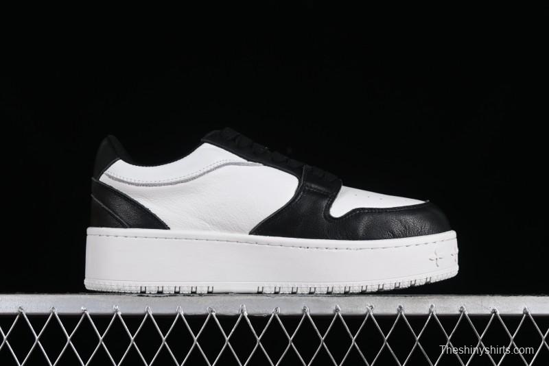 SMFK Comfortable Chunky Sole White Sneakers - T.D4