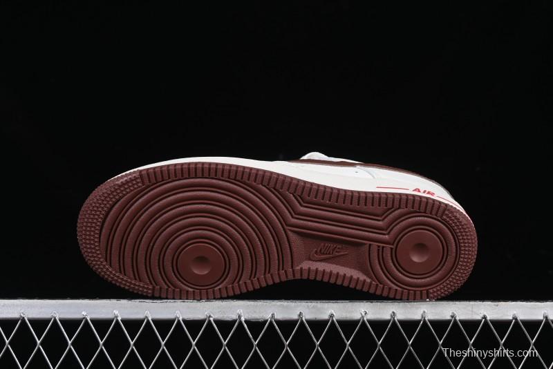 Nike Air Force 1 '07 Low Casual Sneakers with Full-Length Air Cushion - HQ7027-100