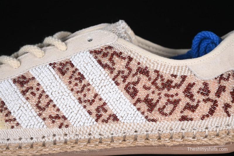 Adidas Clot x Originals Gazelle Indoor Retro Casual Slip-Resistant Wear-Resistant Low-Top Sneakers - IH3642