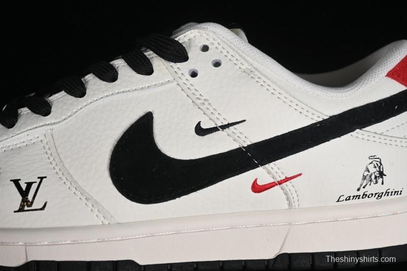 Nike Dunk Low LV Collaboration - Black Lamborghini SB Low Top Casual Sneakers - FC1688-190