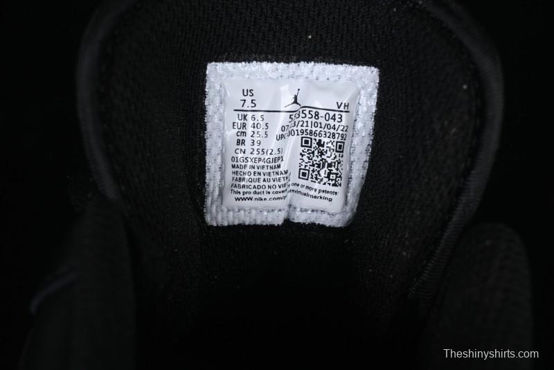 Nike Air Jordan 1 Low Retro Basketball Shoes in Black and White - 553558-043
