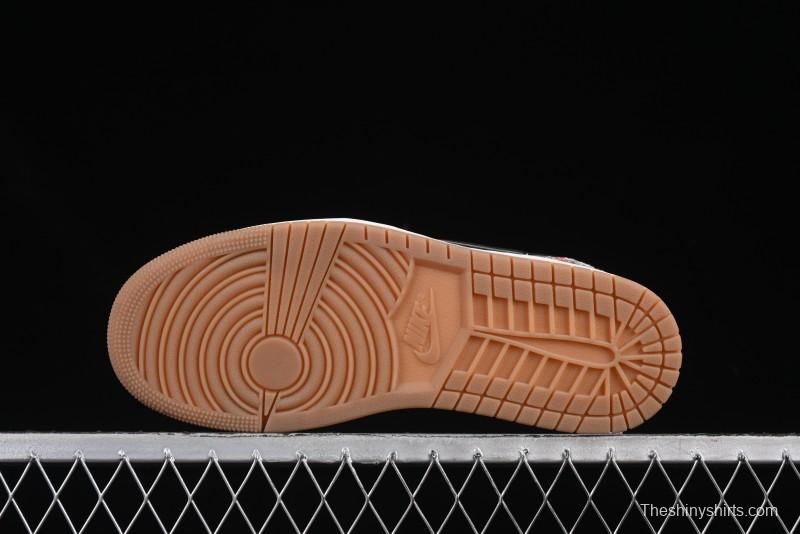 Nike Air Jordan 1 Low OG "Oatmeal" Rui Hachimura Collaboration Casual Sneakers - HV8293-100