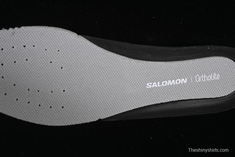 Salomon x Contragrip All-Terrain Hiking Shoes - Lightweight Gray with Black & Teal Accents