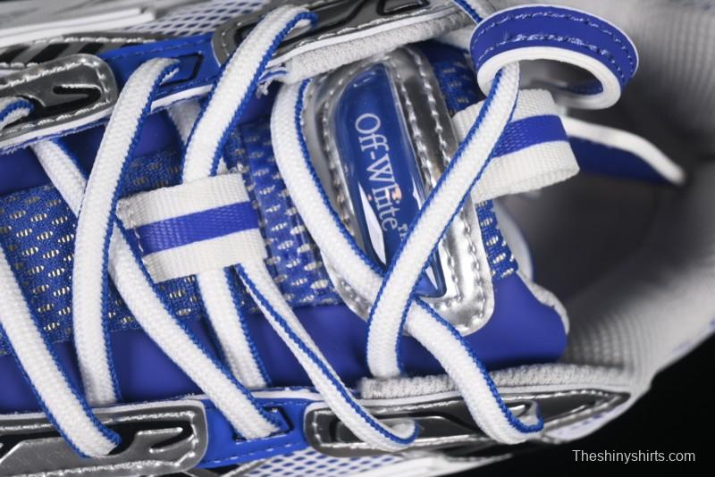 Off-White Be Right Low-Top Lifestyle Sneakers in White Blue - X.E5