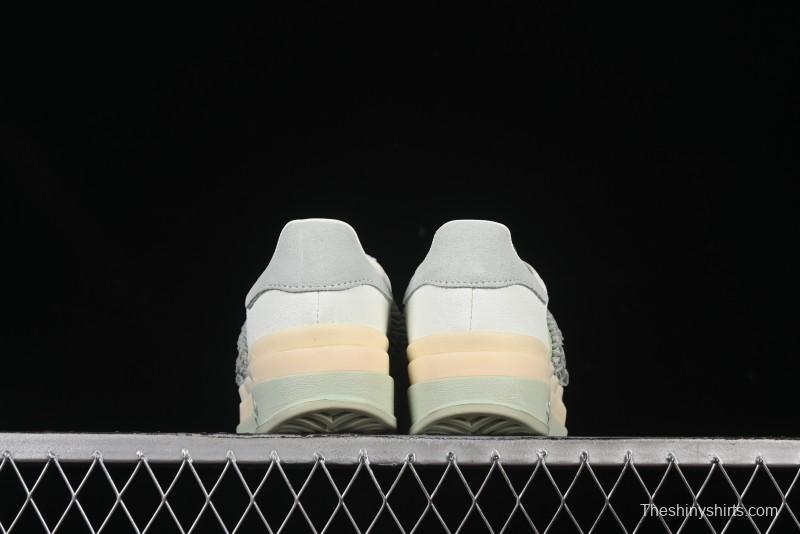 Adidas Originals Gazelle Bold JR8373 Collaboration Low-Top Sneakers with Thick Sole for Slip Resistance and Durability - JR8373