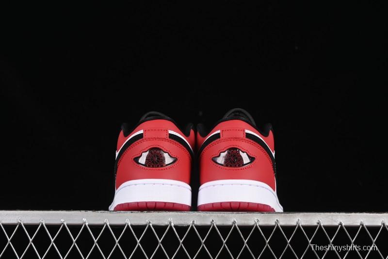 Nike Air Jordan 1 Low "White Black Gym Red" Retro Casual Sneakers - IB8971-106