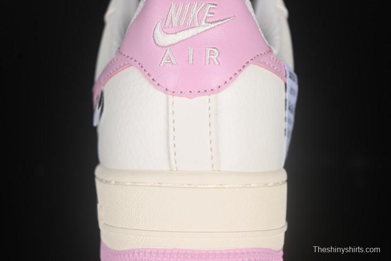 Nike Air Force 1'07 Low Custom Casual Sneakers with Full-Length Air Cushion - DD8959-100