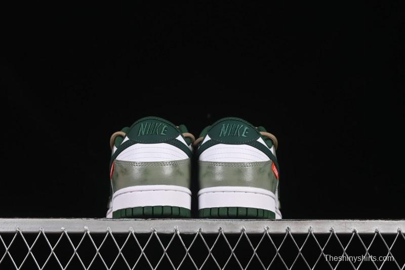 Nike Dunk Low Butterfly Bamboo Forest Green Low-Top Casual Sneakers - DD1391-101