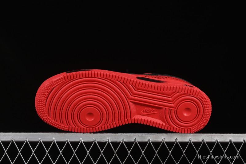 Nike Air Force 1'07 Low Watermelon Red Casual Sneakers with Full-Length Air Cushion - FD7039-600