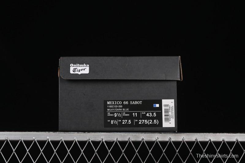 Onitsuka Tiger Mexico 66 Sabot Slip-On Shoes with Breathable Mesh Upper - 1183C123-200