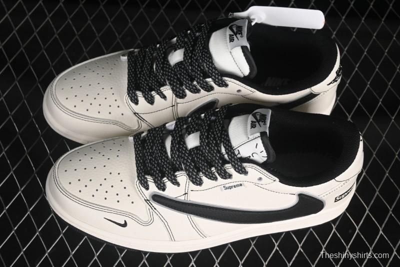 Nike Travis Scott x Fragment Design x Air Jordan 1 Low OG SP Casual Sneakers - DH0223-311