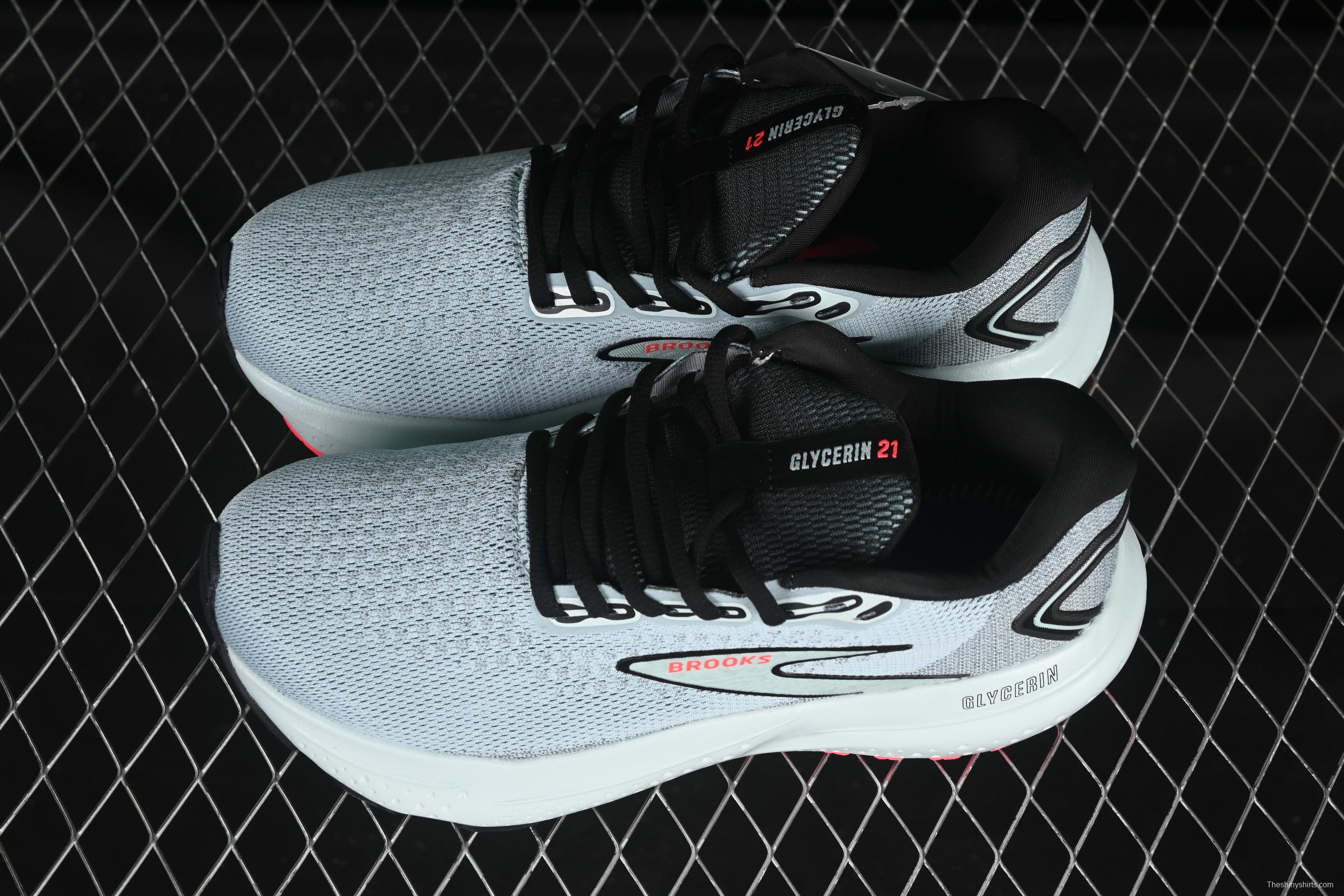 Brooks Glycerin 21 Cushioned Marathon Nitrogen Running Shoes - 1204081B410