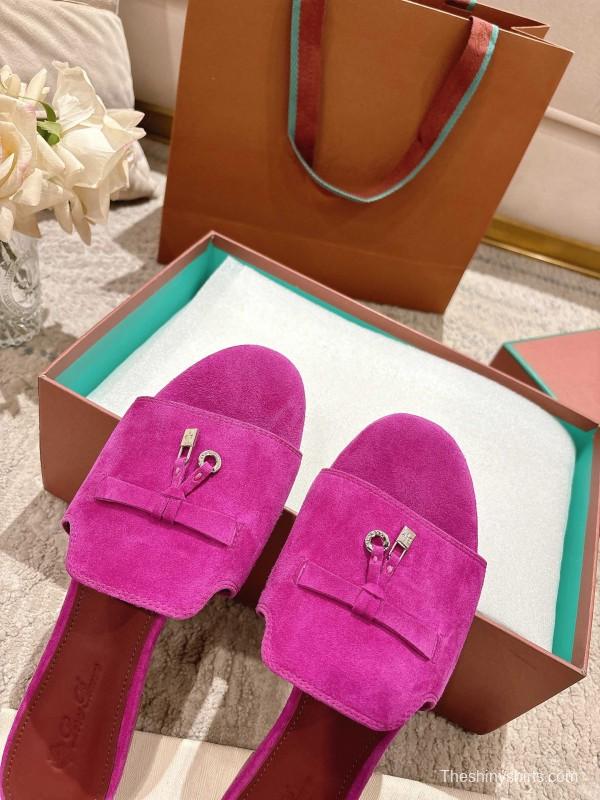 2025 Slippers Le Parmentier Pink Suede Slippers