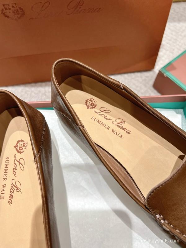 2025 Women Le Parmentier Brown Leather Loafer Tassel LY00291