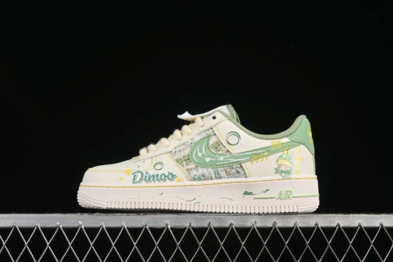 Nike Air Force 1'07 Low Bubble Mart Dimoo Casual Sneakers - FJ7740-110