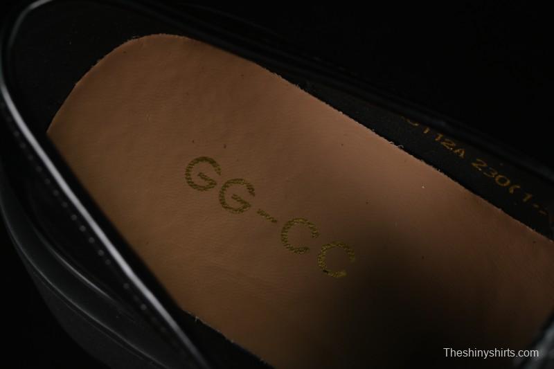 GG-CC Platform Loafers Casual Shoes with Thick Sole - G23X5112A