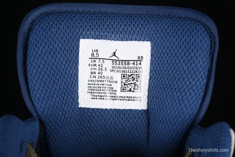 Nike Air Jordan 1 Low Retro Basketball Shoes Panda Mischief Pioneer Knight Brown Grey - 553558-414