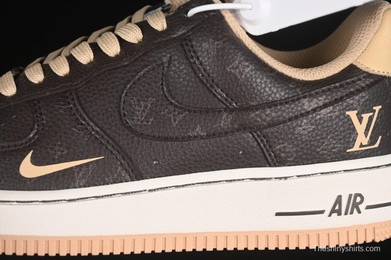 Nike Air Force 1 '07 Low LV Collaboration Coffee Brown Casual Sneakers - LW9279-007