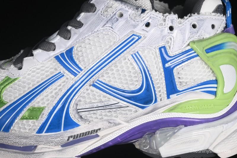 Balenciaga Runner Kith Four Color Retro Casual Shoes - W3RMU9043