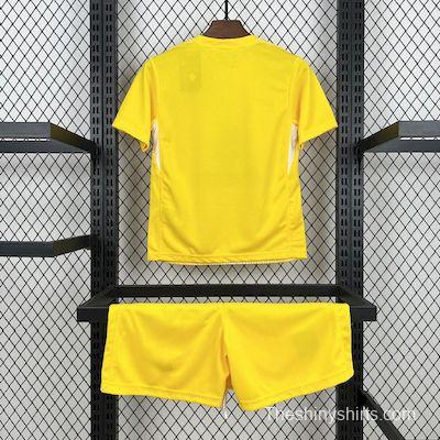 2025/26 Kids Atletico Madrid Yellow Goalkeeper Jersey