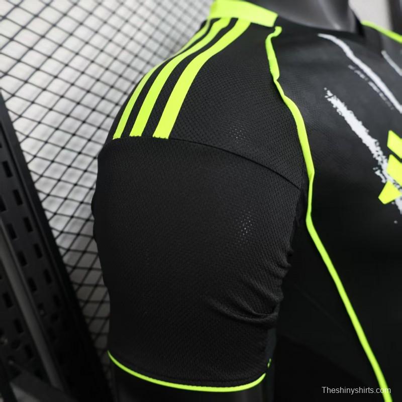 Player Version 25/26 Al Ahly FC Away Black Jersey