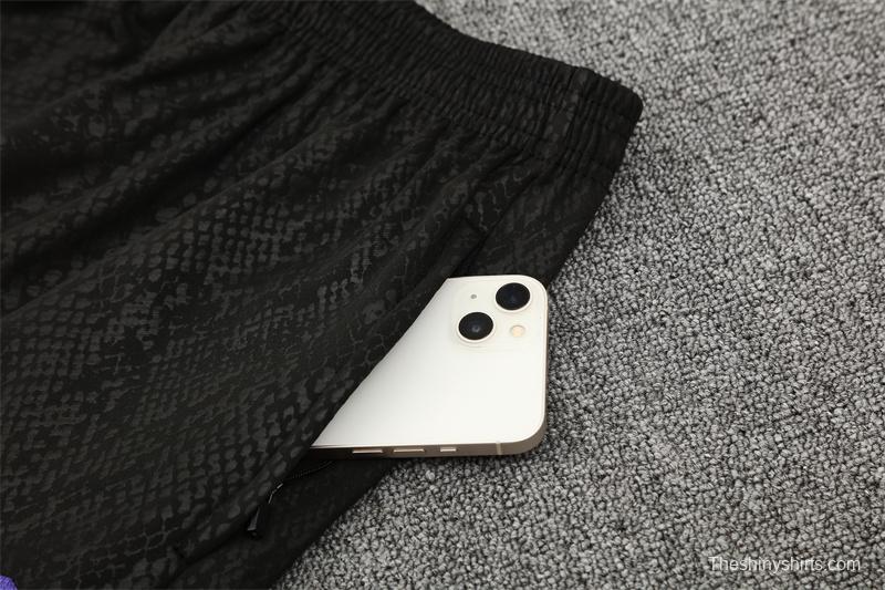 25/26 Barcelona Purple Joint Edition Half Zipper Jacket+Long Pants