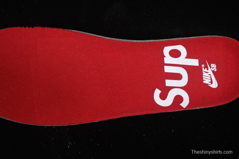 Nike Supreme Dunk SB Dunk Low Casual Skate Shoes Grey Purple - HQ8487-500