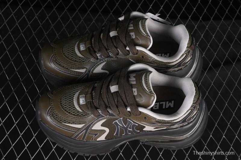 New York Yankees Chunky Curve Runner Enamel Thick Sole Casual Running Shoes - 3ARNSPE5N50BRS