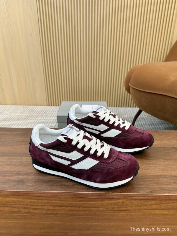 TOM FORD 2025 SS Fashion Casual Shoes with Classic Color Blocking and Imported Leather Insole - AS00350