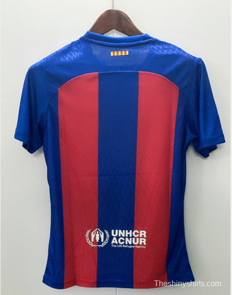 Player Version 23-24 Barcelona Home Jersey