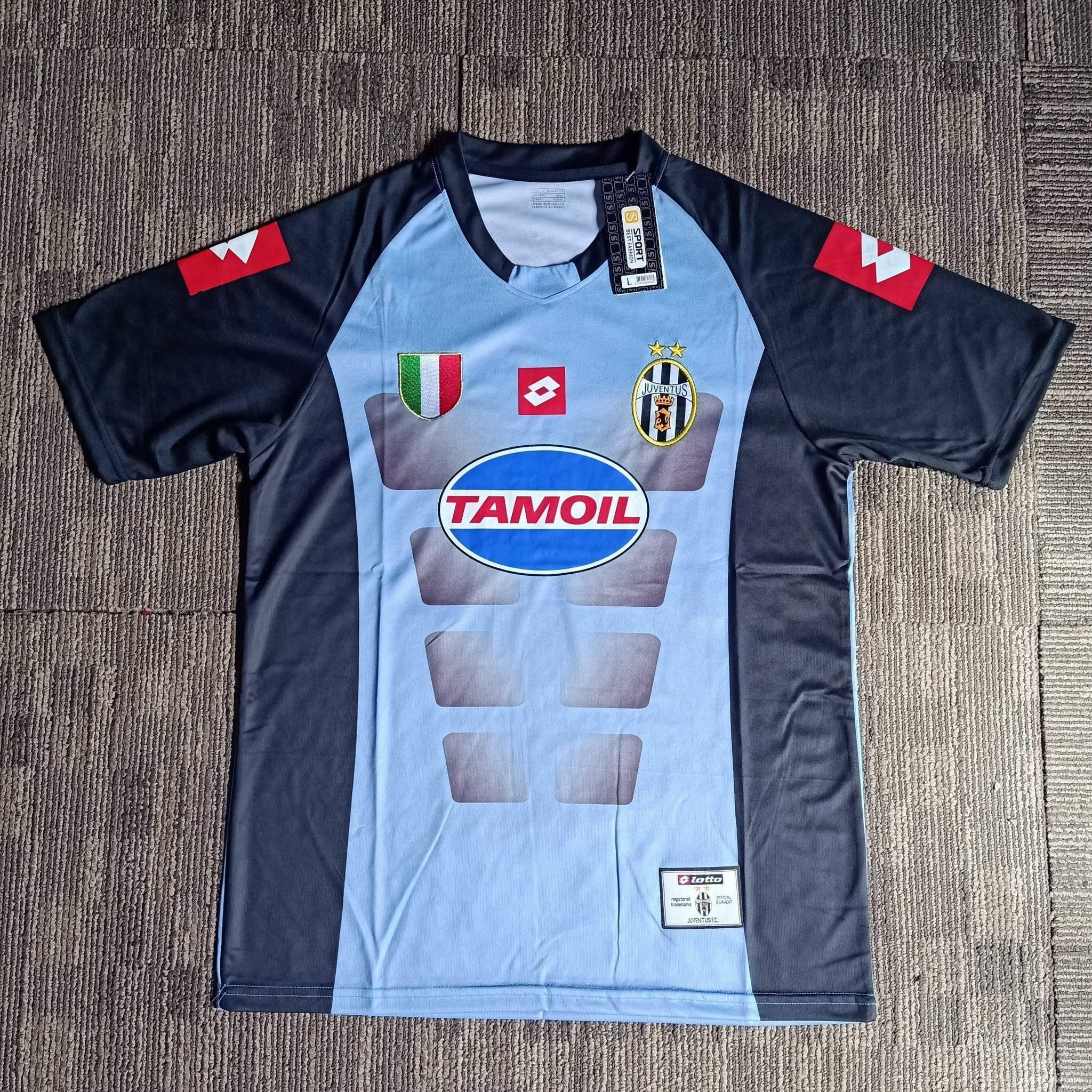 Retro 02/03 Juventus Goalkeeper Blue Jersey Worn By Buffon