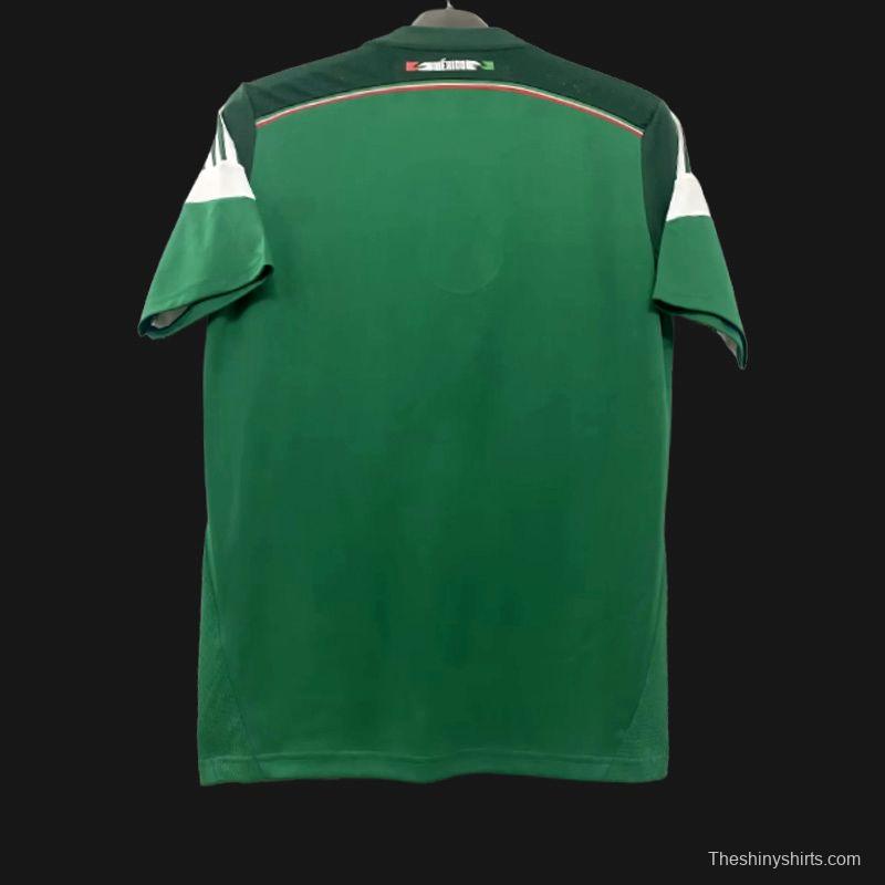 Retro 2014 Mexico Home Jersey