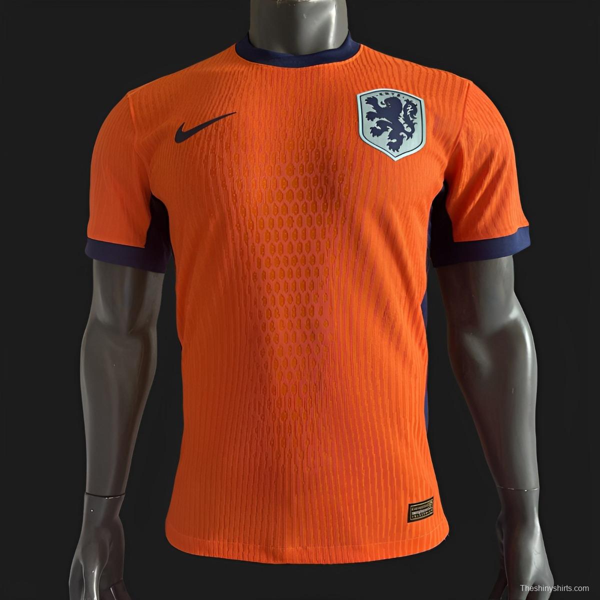 Player Version 2024 Netherlands Home Jersey